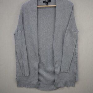 Forever 21 Light Gray Open Cardigan